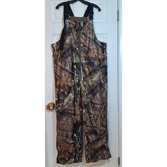 Gander Mountain Guide Series Mossy Oak Break Up Camo Bib Overalls Hunting Sz XL - Picture 1 of 13